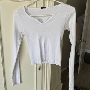 Brandy Melville White long sleeve